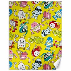 Robot Pattern Canvas 18  X 24  by Grandong