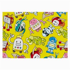 Robot Pattern Large Glasses Cloth (2 Sides) by Grandong