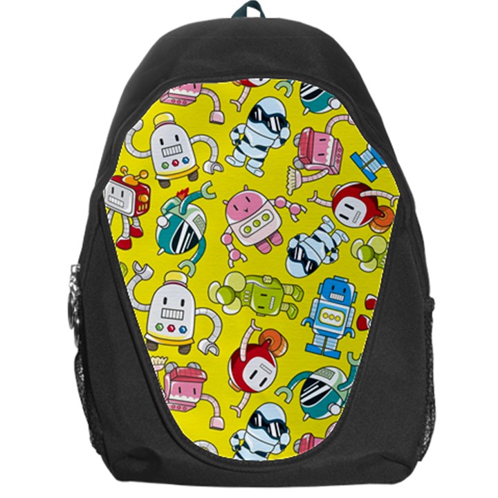 Robot Pattern Backpack Bag