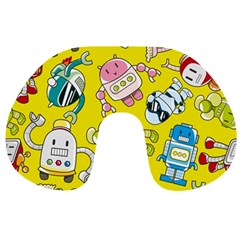 Robot Pattern Travel Neck Pillow by Grandong