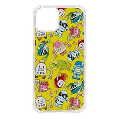 Robot Pattern Iphone 14 Tpu Uv Print Case