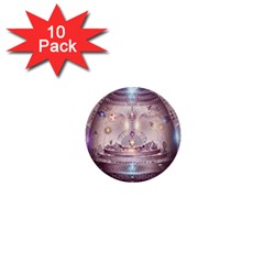 Cosmic Egg Sacred Geometry Art 1  Mini Buttons (10 Pack)  by Grandong