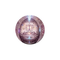 Cosmic Egg Sacred Geometry Art Golf Ball Marker by Grandong