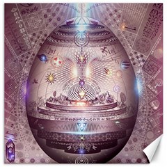 Cosmic Egg Sacred Geometry Art Canvas 12  X 12  by Grandong