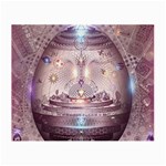 Cosmic Egg Sacred Geometry Art Small Glasses Cloth (2 Sides) Front