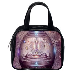 Cosmic Egg Sacred Geometry Art Classic Handbag (one Side) by Grandong