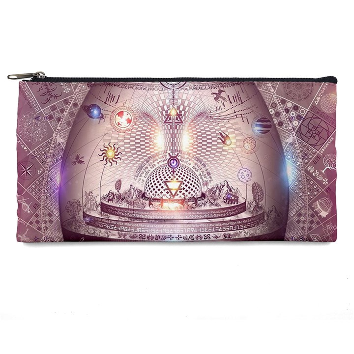 Cosmic Egg Sacred Geometry Art Pencil Case