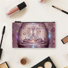 Cosmic Egg Sacred Geometry Art Cosmetic Bag (small) by Grandong