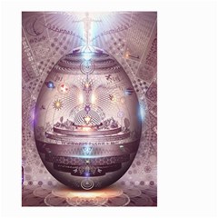 Cosmic Egg Sacred Geometry Art Small Garden Flag (two Sides) by Grandong