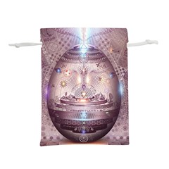 Cosmic Egg Sacred Geometry Art Lightweight Drawstring Pouch (s) by Grandong