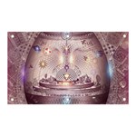 Cosmic Egg Sacred Geometry Art Banner and Sign 5  x 3  Front