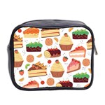 Dessert And Cake For Food Pattern Mini Toiletries Bag (Two Sides) Back