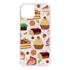 Dessert And Cake For Food Pattern Iphone 14 Tpu Uv Print Case