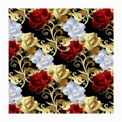 Roses Seamless Pattern Medium Glasses Cloth (2 Sides)