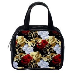 Roses Seamless Pattern Classic Handbag (one Side) by Grandong