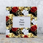 Roses Seamless Pattern White Box Photo Frame 4  x 6  Front