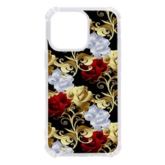 Roses Seamless Pattern Iphone 13 Pro Tpu Uv Print Case