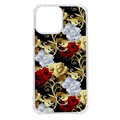 Roses Seamless Pattern Iphone 13 Pro Max Tpu Uv Print Case