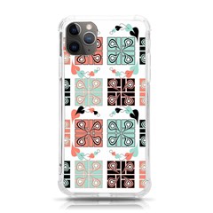 Mint Black Coral Heart Paisley Iphone 11 Pro Max 6 5 Inch Tpu Uv Print Case by Grandong