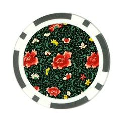 Background Vintage Japanese Design Poker Chip Card Guard by Grandong