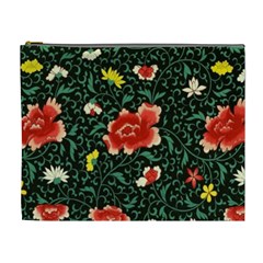 Background Vintage Japanese Design Cosmetic Bag (xl) by Grandong