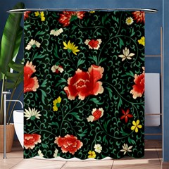 Background Vintage Japanese Design Shower Curtain 60  X 72  (medium)  by Grandong