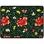 Background Vintage Japanese Design Two Sides Fleece Blanket (Large) 80 x60  Blanket Front