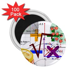 Mathematics Formula Physics School 2 25  Magnets (100 Pack)  by Grandong