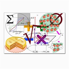 Mathematics Formula Physics School Postcard 4 x 6  (pkg Of 10)