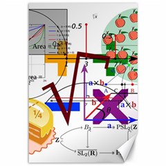 Mathematics Formula Physics School Canvas 12  X 18  by Grandong