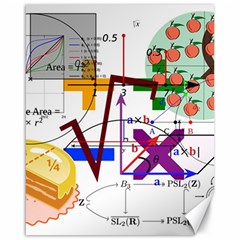 Mathematics Formula Physics School Canvas 16  X 20  by Grandong