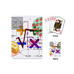 Mathematics Formula Physics School Playing Cards Single Design (mini) by Grandong