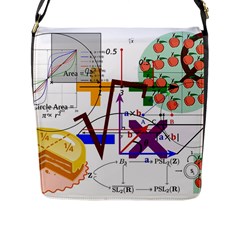 Mathematics Formula Physics School Flap Closure Messenger Bag (l) by Grandong