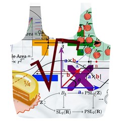 Mathematics Formula Physics School Full Print Recycle Bag (xl) by Grandong