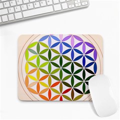 Mandala Rainbow Colorful Small Mousepad by Grandong