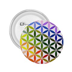 Mandala Rainbow Colorful 2.25  Buttons