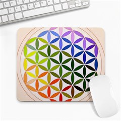 Mandala Rainbow Colorful Large Mousepad