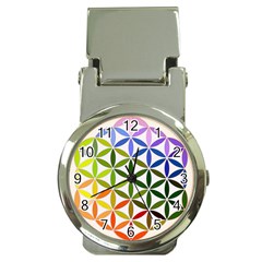 Mandala Rainbow Colorful Money Clip Watches