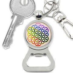 Mandala Rainbow Colorful Bottle Opener Key Chain