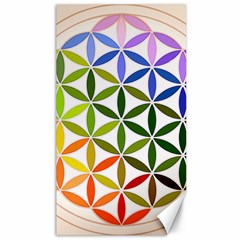 Mandala Rainbow Colorful Canvas 40  X 72  by Grandong