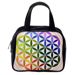 Mandala Rainbow Colorful Classic Handbag (One Side)