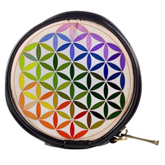 Mandala Rainbow Colorful Mini Makeup Bag