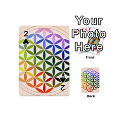 Mandala Rainbow Colorful Playing Cards 54 Designs (Mini)