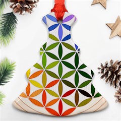 Mandala Rainbow Colorful Ornament (Christmas Tree) 