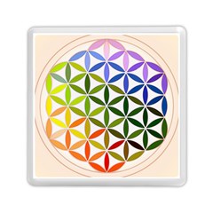 Mandala Rainbow Colorful Memory Card Reader (Square)