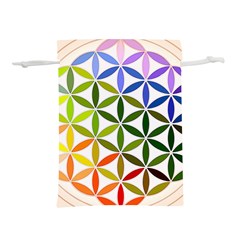 Mandala Rainbow Colorful Lightweight Drawstring Pouch (S)