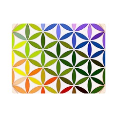 Mandala Rainbow Colorful Premium Plush Fleece Blanket (mini) by Grandong