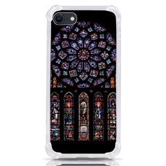 Chartres Cathedral Notre Dame De Paris Stained Glass Iphone Se by Grandong