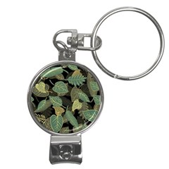 Autumn Fallen Leaves Dried Leaves Nail Clippers Key Chain by Grandong