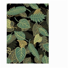 Autumn Fallen Leaves Dried Leaves Large Garden Flag (two Sides) by Grandong